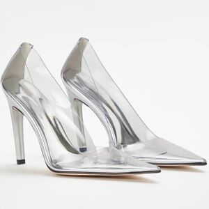 Good American Cinder-F*cking-Rella Pumps Size 6.5